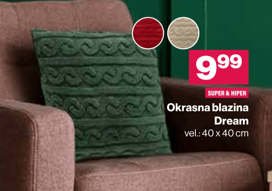 Okrasna blazina Dream