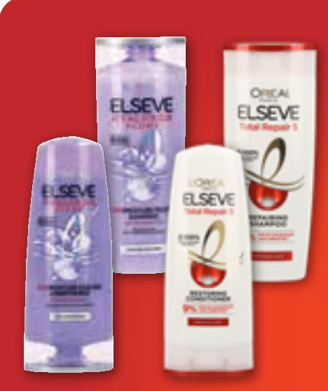 Šampon ali balzam za lase L'Oréal Elseve 250 ml ali 200 ml - Akcija v trgovini E.Leclerc