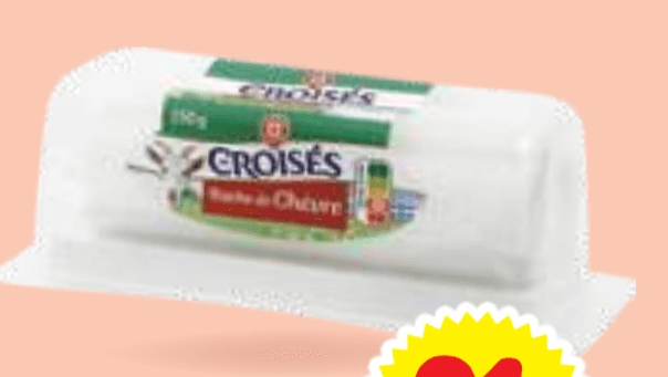 Kozji sir Croisés 150 g - Akcija v trgovini E.Leclerc