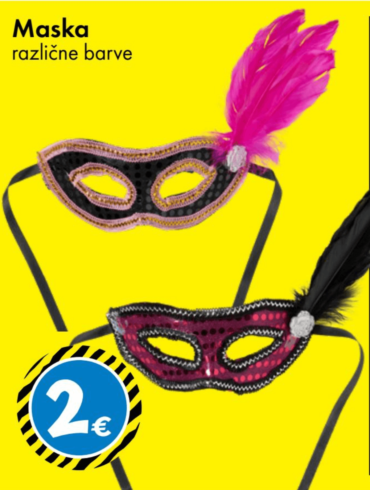 Maska - Akcija v trgovini Tedi