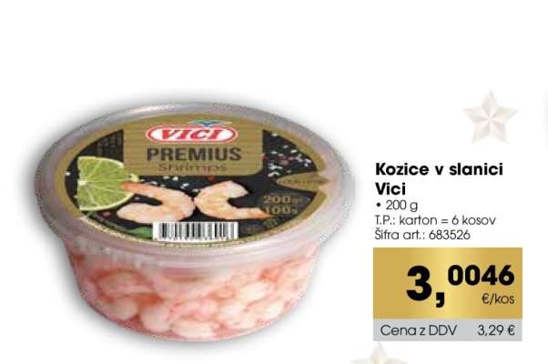 Vici Kozice v slanici 200 g