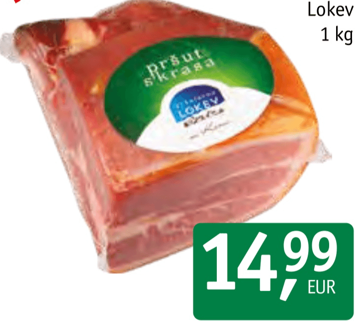 Pršut s Krasa 1 kg