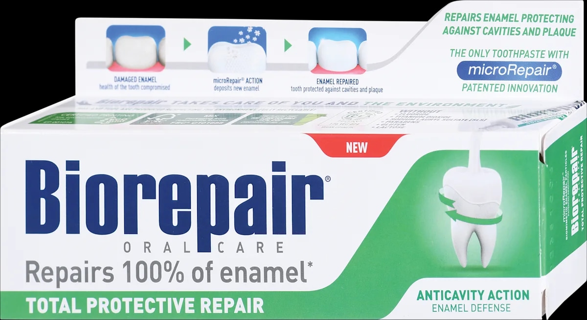 BIOREPAIR zobna krema Total Protective Repair 2 x 75 ml