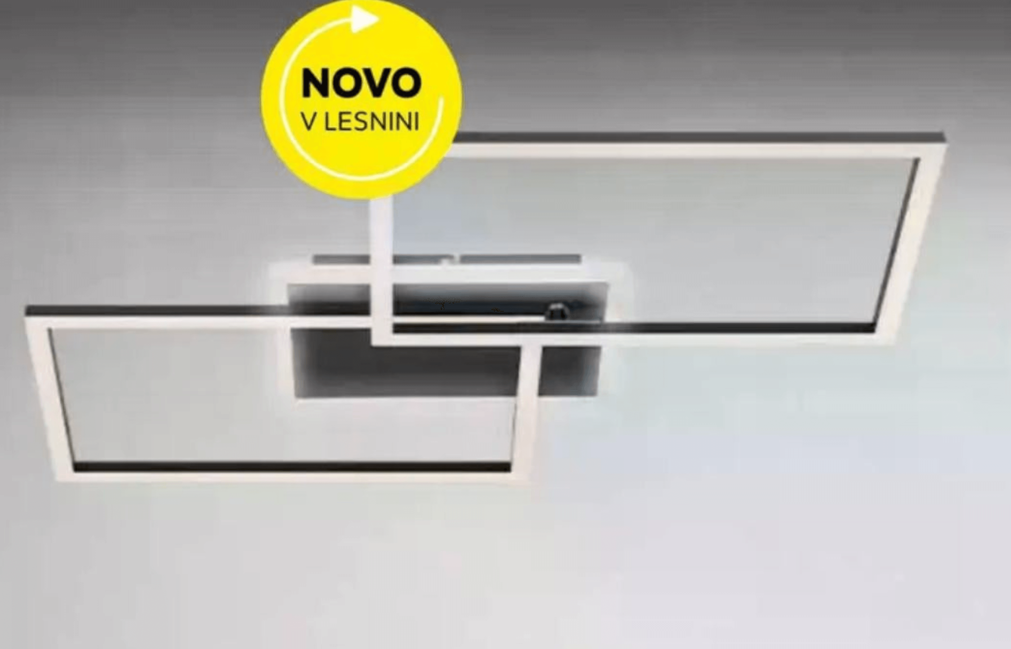 Stropna LED-svetilka „FRAME“ - Akcija v trgovini Lesnina