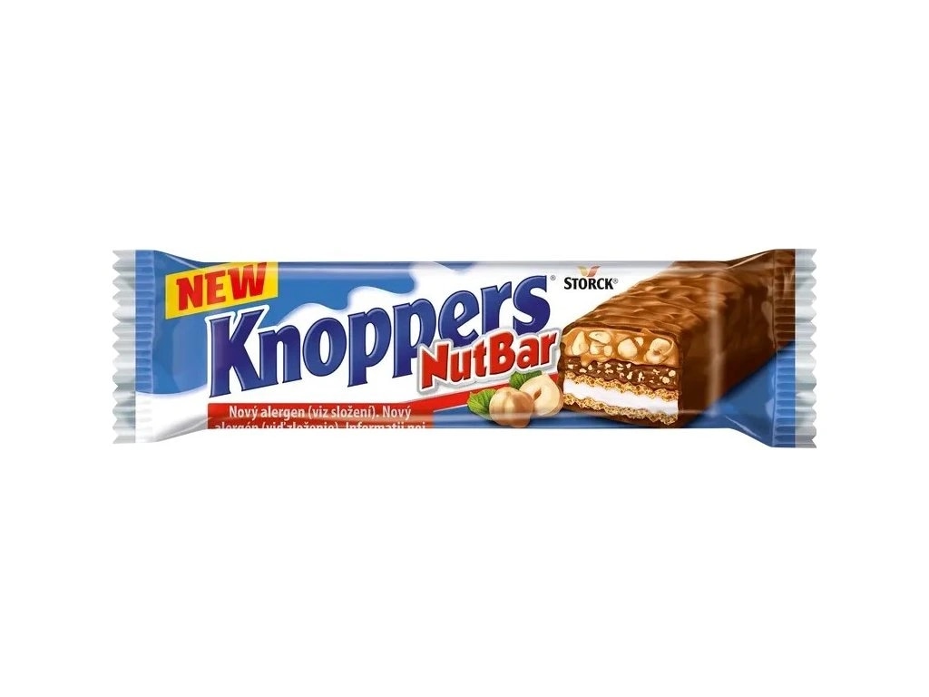 Ploščica Nutbar Knoppers 40 g
