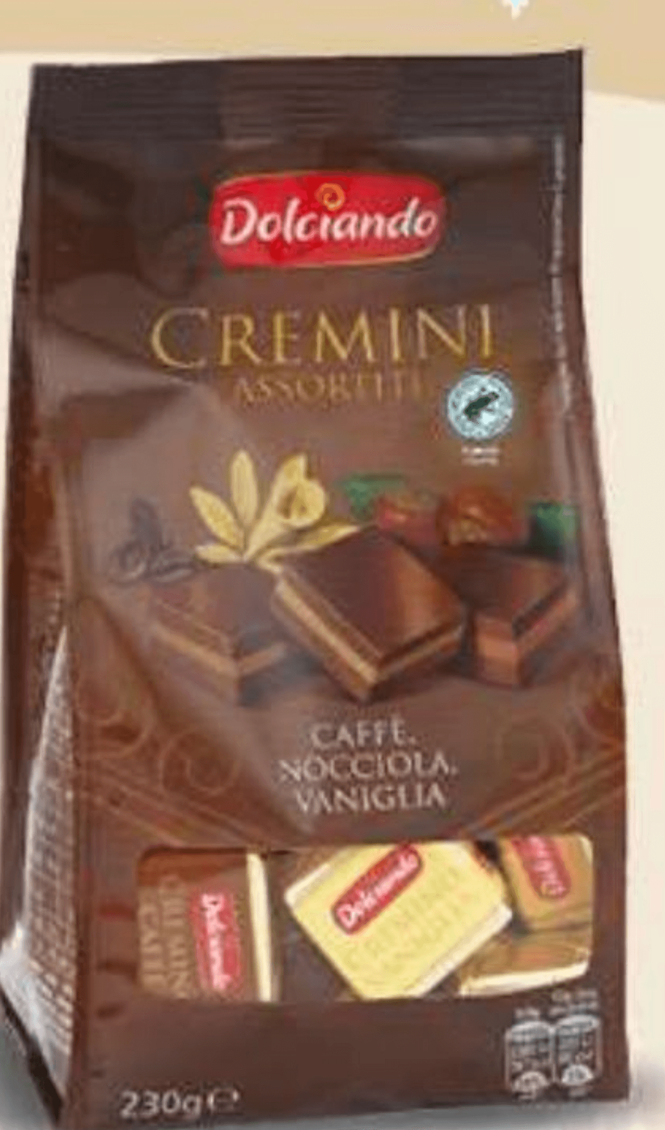 Dolciando Čokoladni bonboni Cremini, mešani 230 g
