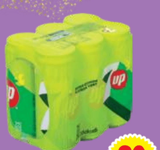 Gazirana pijača 7UP 6x 0,33 l