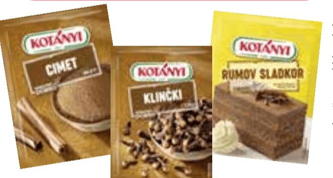 Začimbe za peko Kotanyi