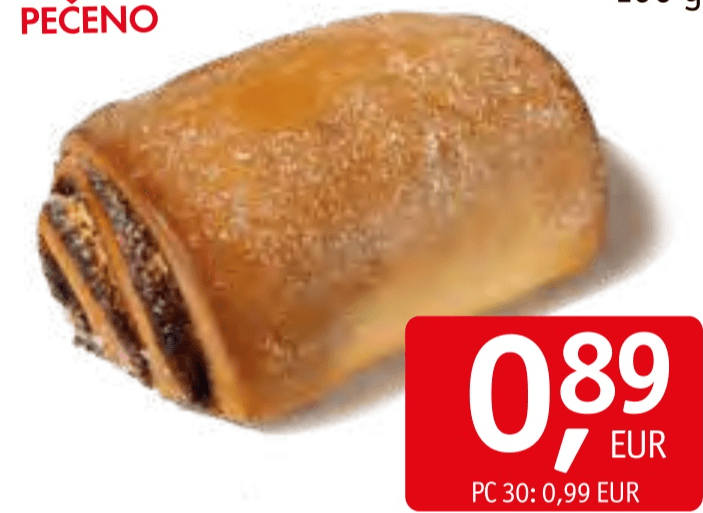 Čokoladni zavitek 100 g