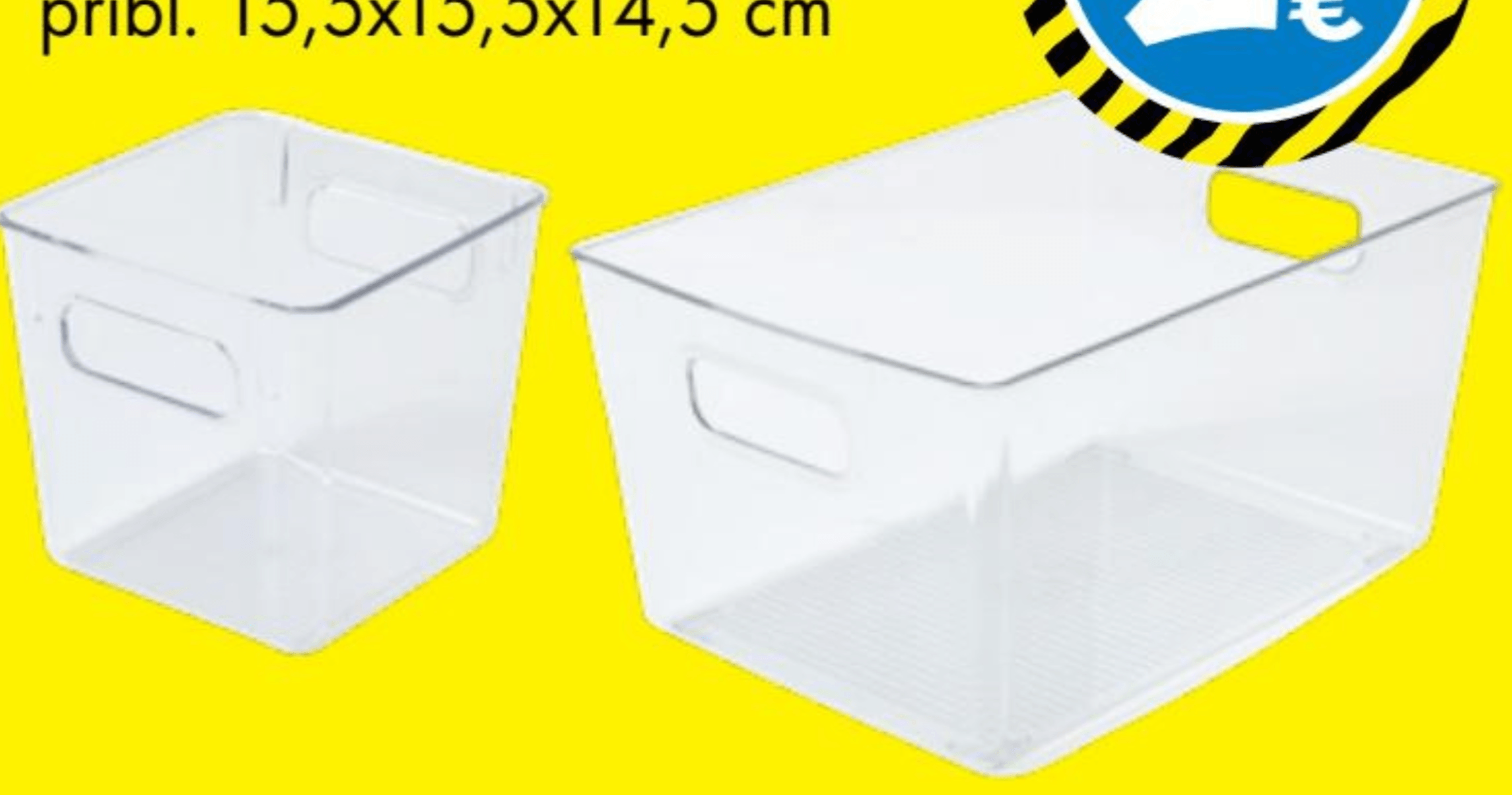 Košara za hladilnik 1,3 l - Akcija v trgovini Tedi