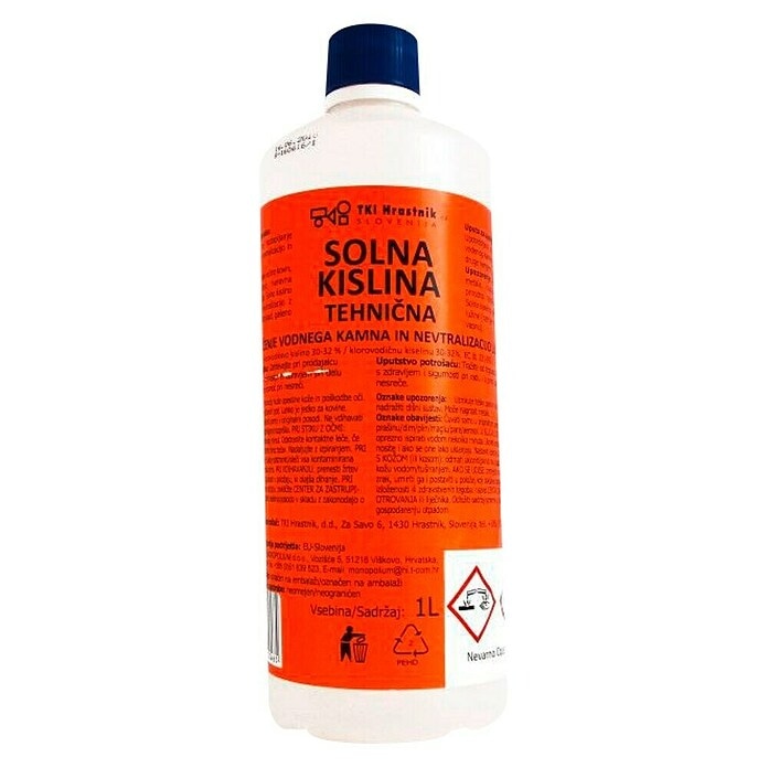 Tehnična solna kislina 1 l