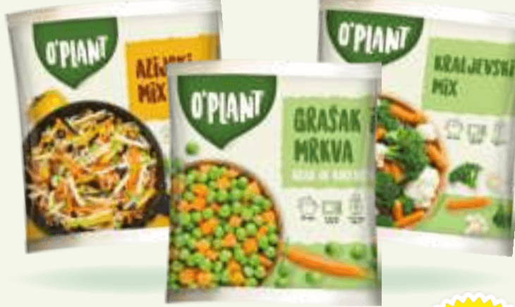 Zamrznjena zelenjava 400 g - Akcija v trgovini E.Leclerc