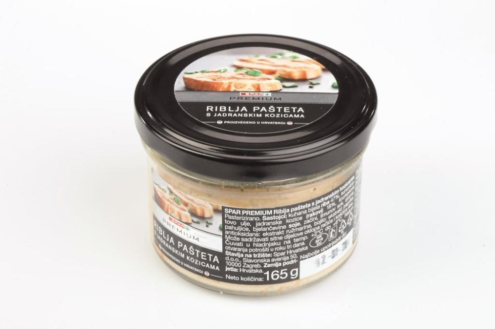 Ribja pašteta s kozicami 165 g