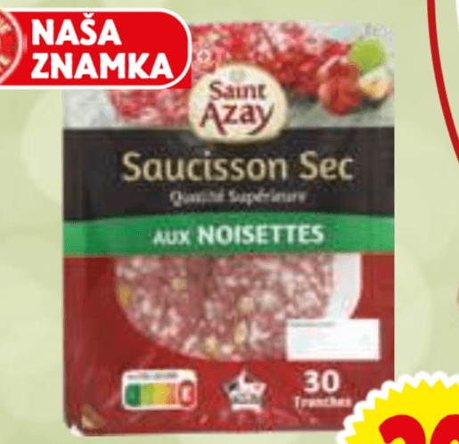 Suha salama z lešniki Saint Azay 100 g