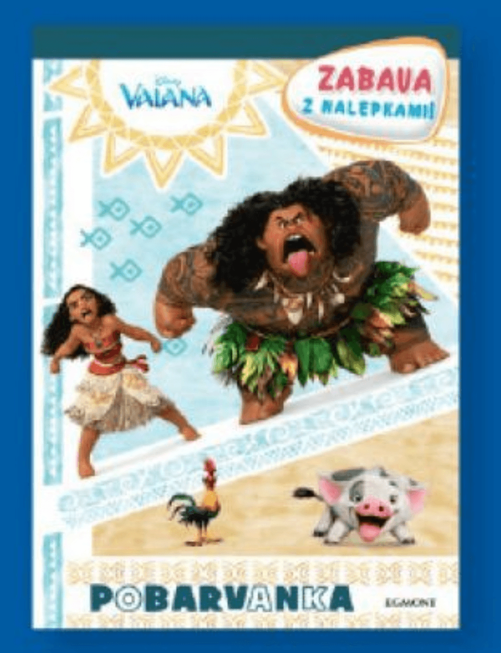 Vaiana Zabava z nalepkami Pobarvanka