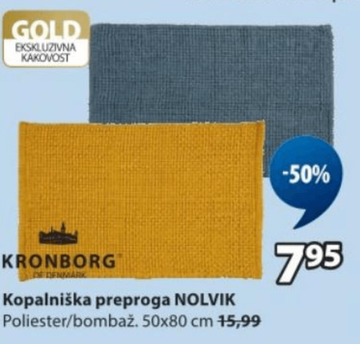 Kopalniška preproga NOLVIK 50x80 cm