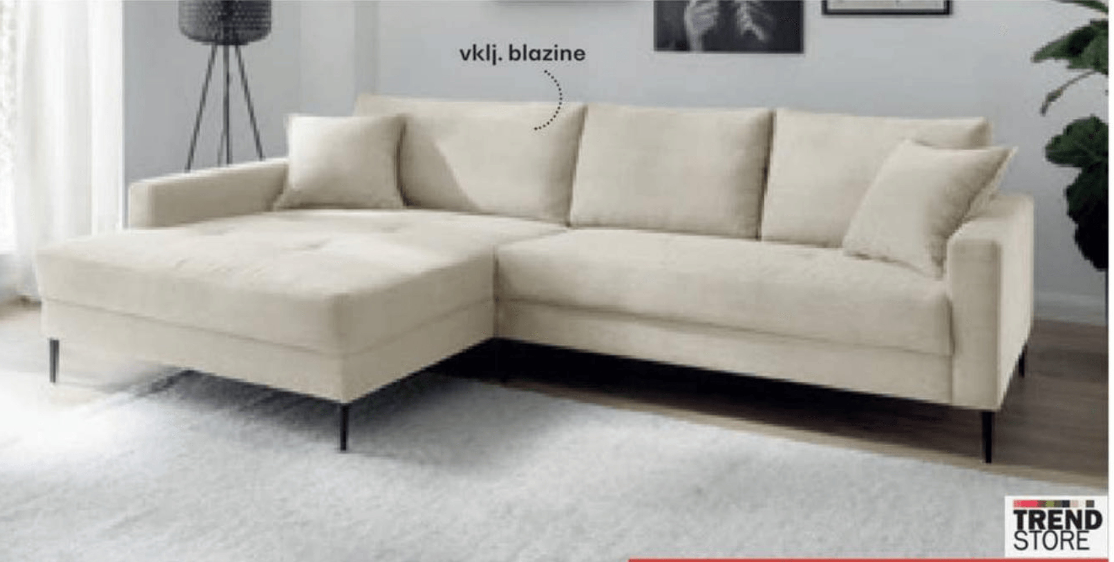 TREND STORE Sedežna garnitura