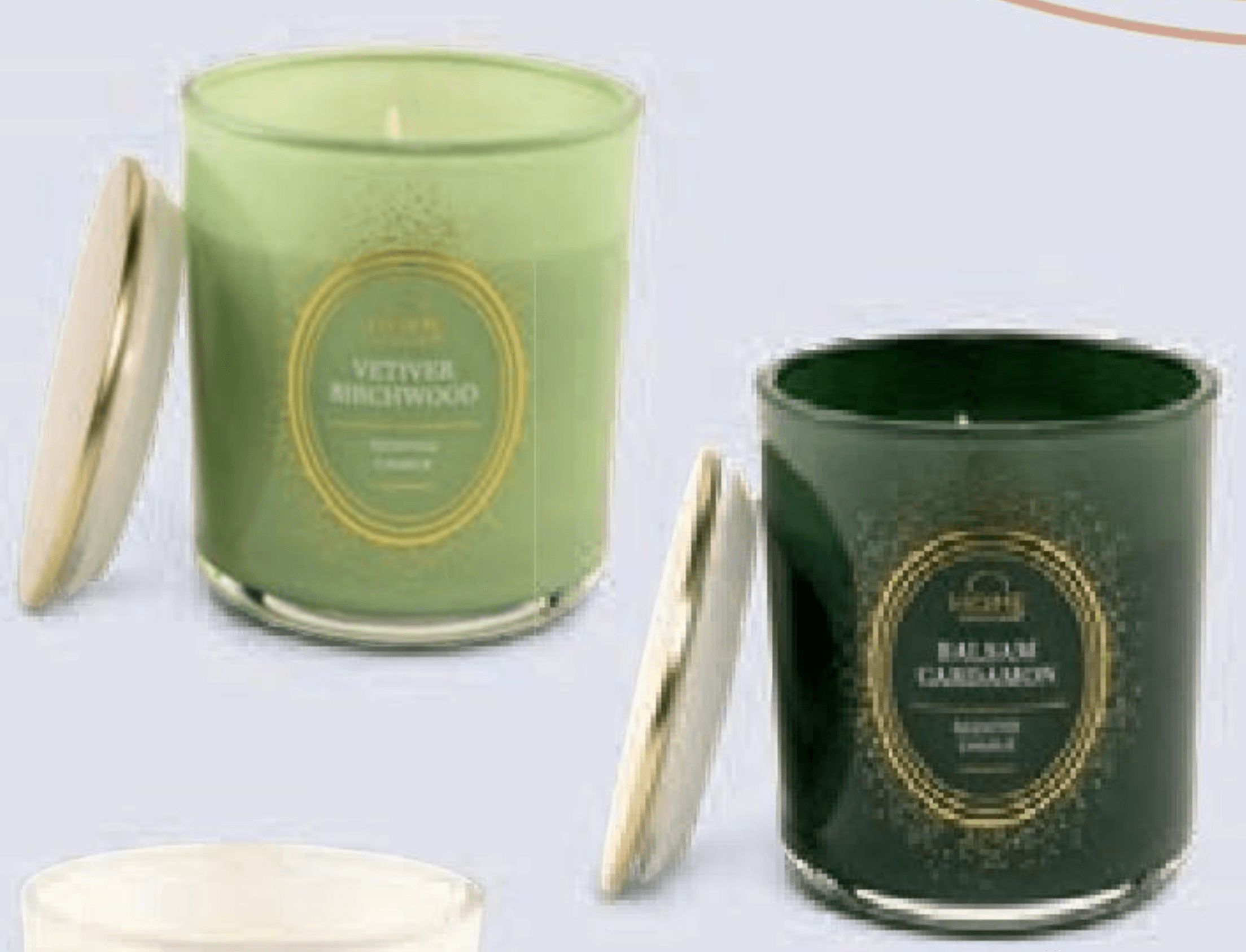 Home Creation Dišeča sveča s pokrovom