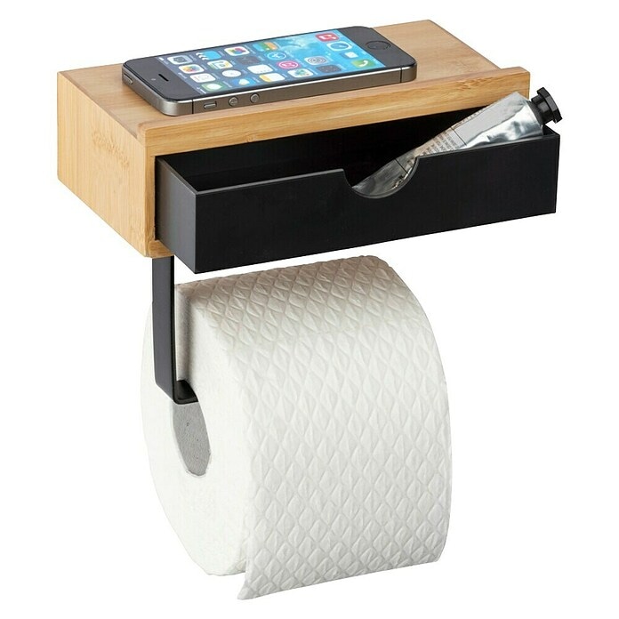 Držalo za toaletni papir 'Bambusa' d 18,5 x š 10,5 x v 14 cm