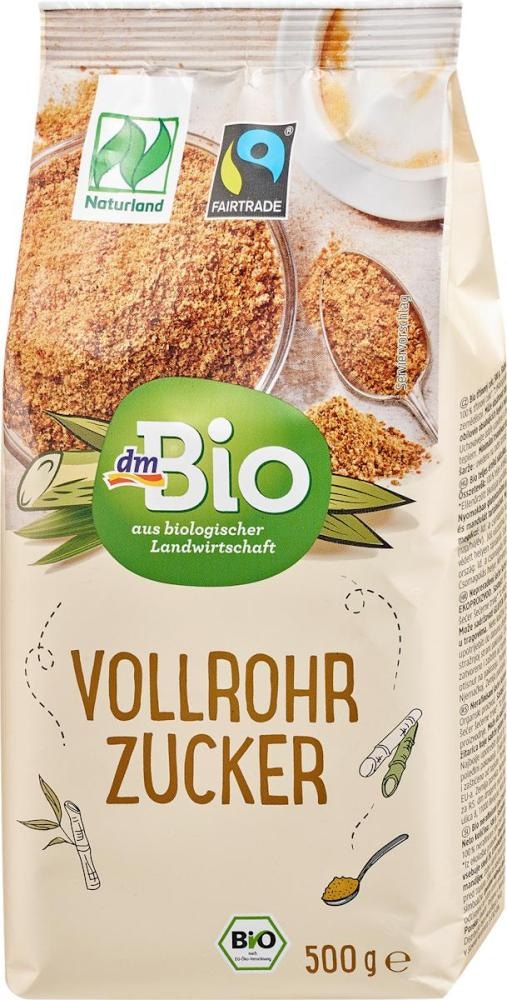 dmBio nerafinirani rjavi trsni sladkor 500 g