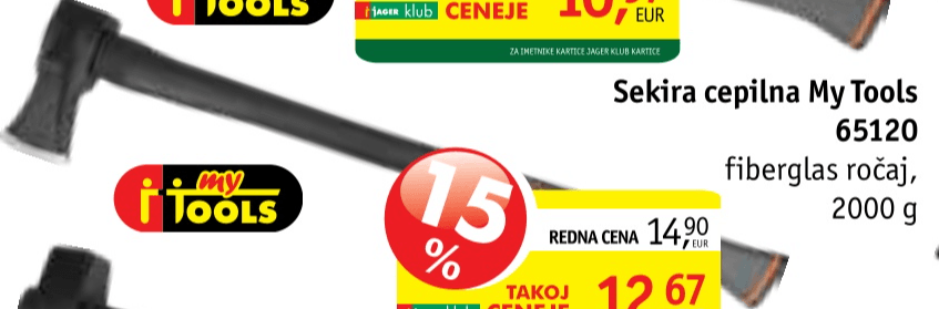 Sekira cepilna My Tools 65120 2000 g