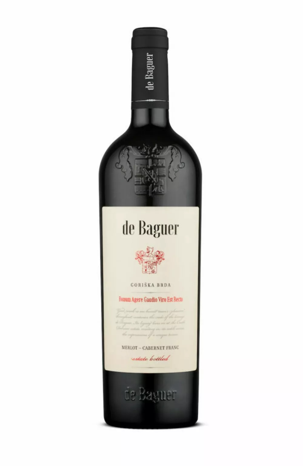 Vrhunsko vino ZGP Merlot Vrh "Klet de Baguer" 0,75 l