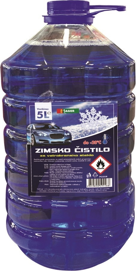 Čistilo za vetrobransko steklo 5 L Jager