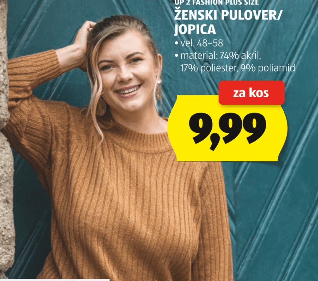 Ženski pulover/jopica vel. 48-58
