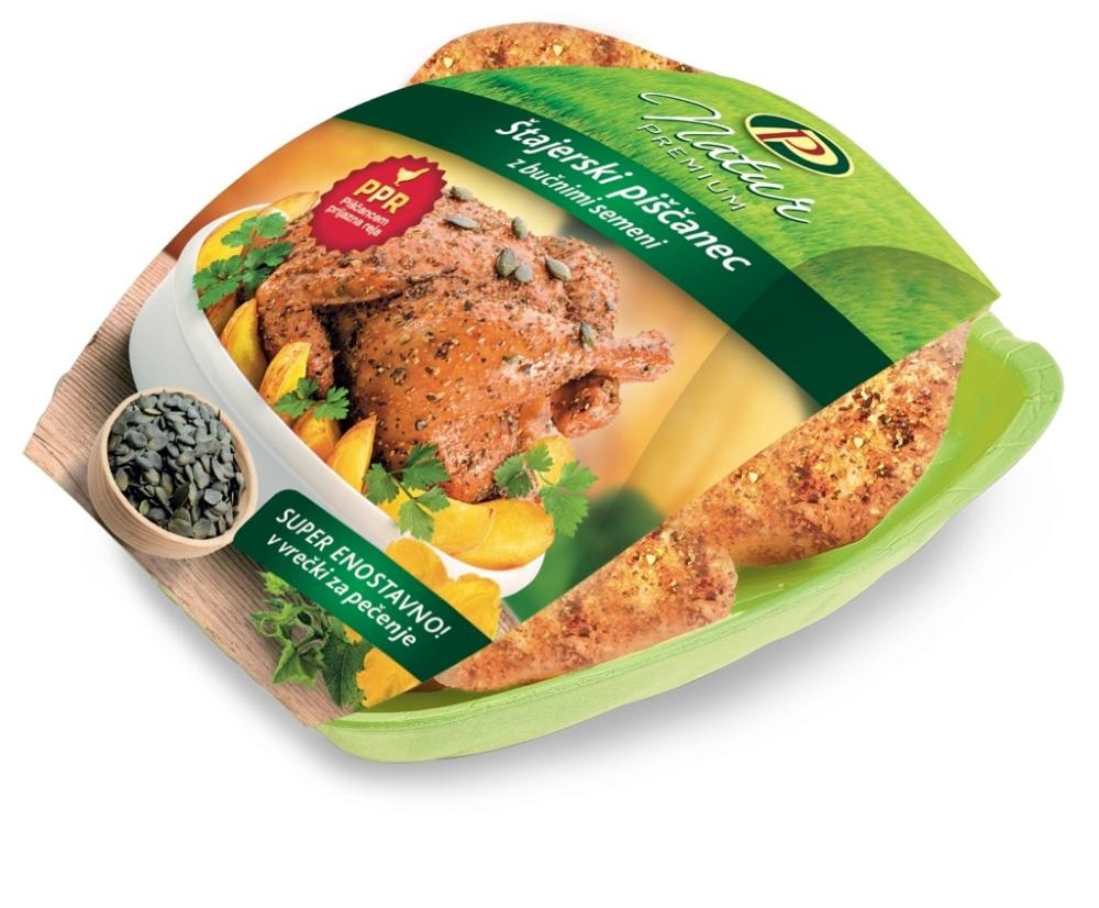 ŠTAJERSKI PIŠČANEC Z BUČNIMI SEMENI 1 kg