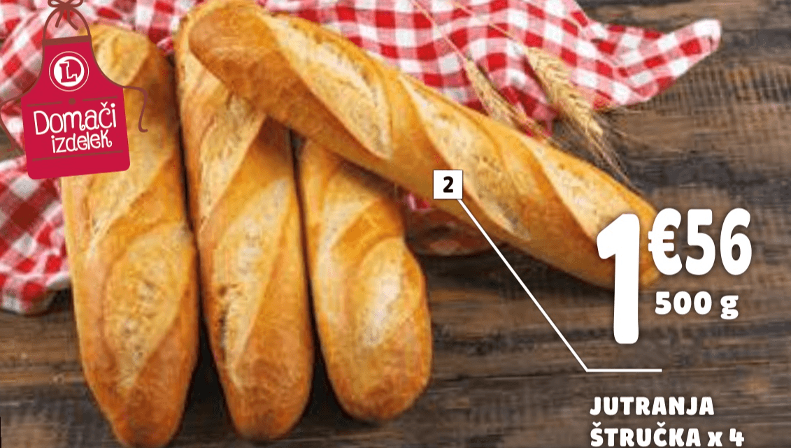 JUTRANJA ŠTRUČKA 4 kosi, 500 g