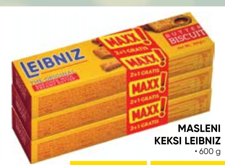 Masleni keksi Leibniz 600 g