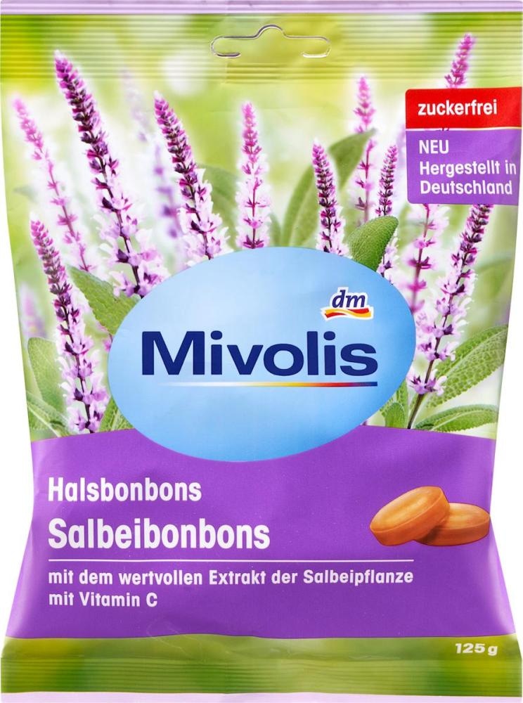 Mivolis žajbljevi bonboni 50 g