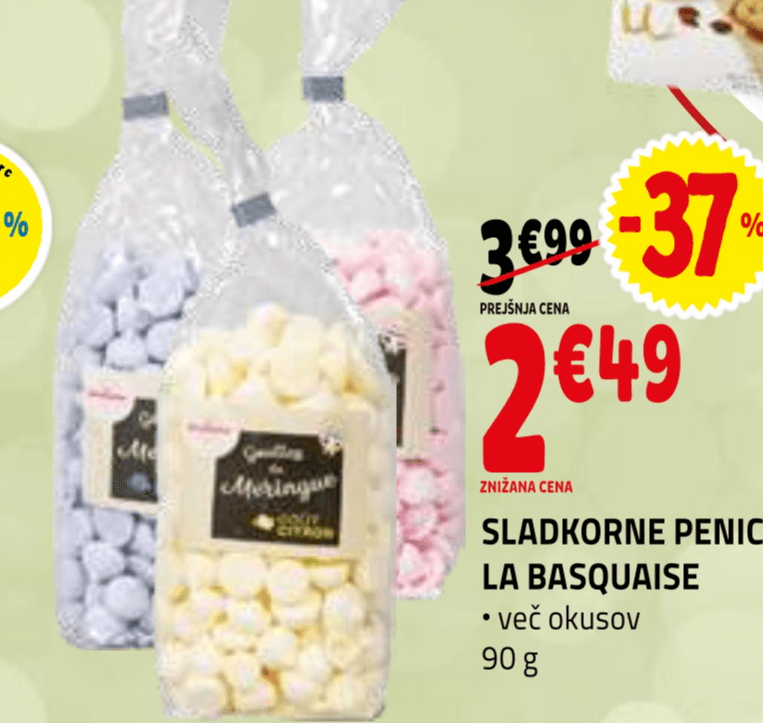 La Basquaise Sladkorne penice 90 g