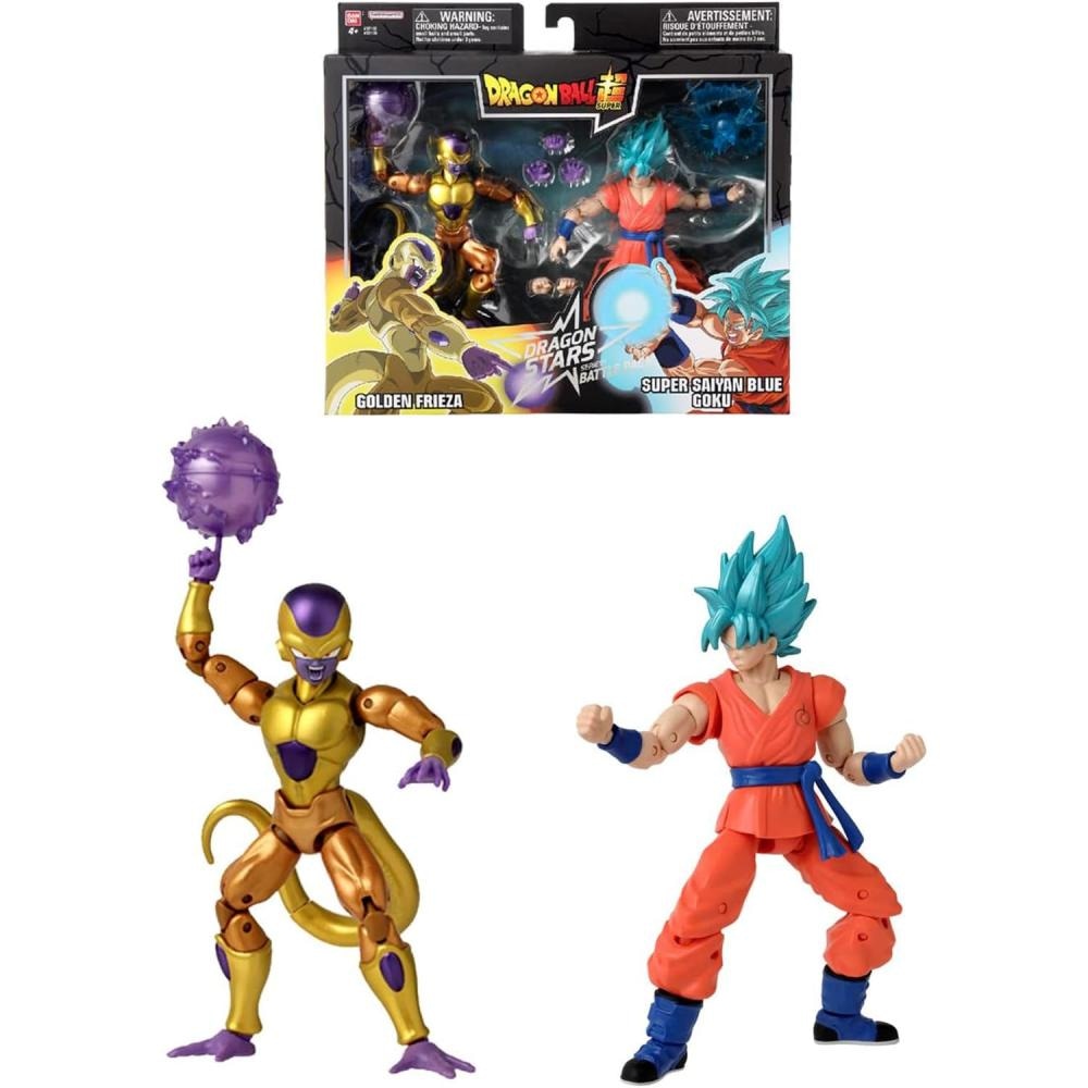 Dragon Stars - Bojni Set - Golden Frieza vs Super Saiyan Blue Goku 17 cm