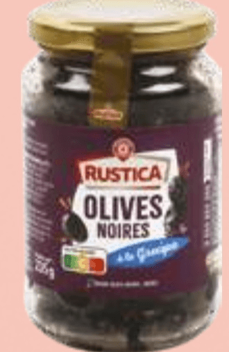 Rustica Črne olive na grški način 235 g
