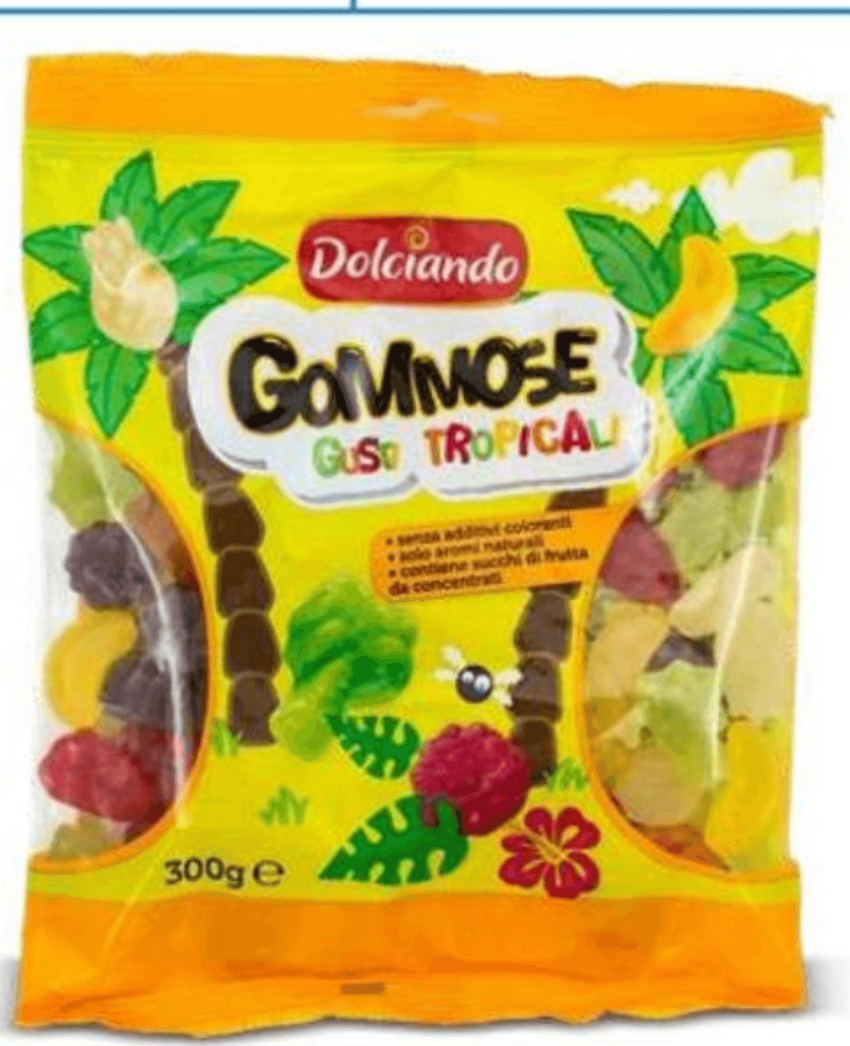 Gumijasti bonboni, krokodili 300 g Dolciando - Akcija v trgovini Eurospin