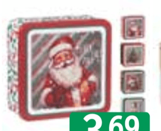 Doza za piškote 19 x 19 x 8,5 cm