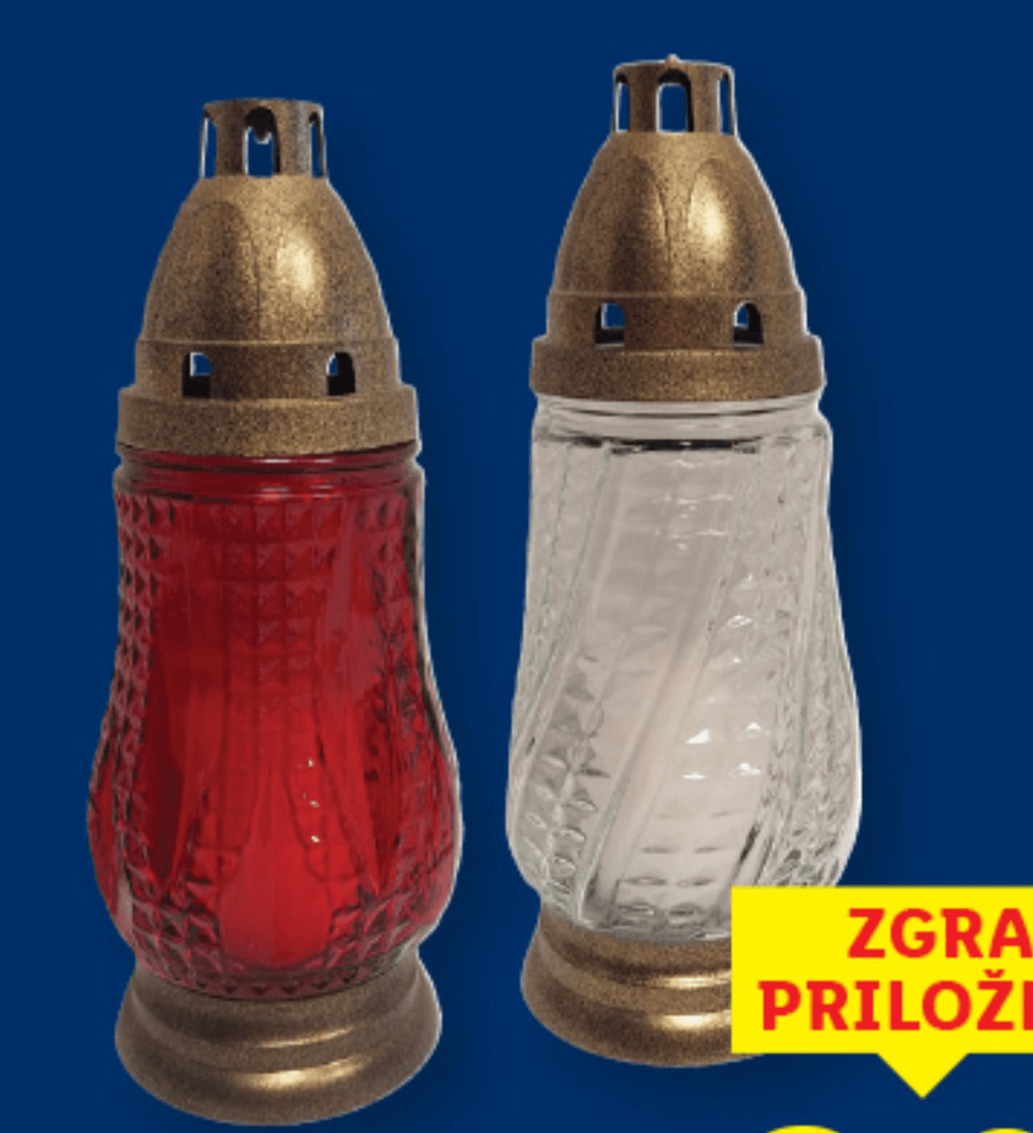Nagrobna sveča Kalia 1 kos