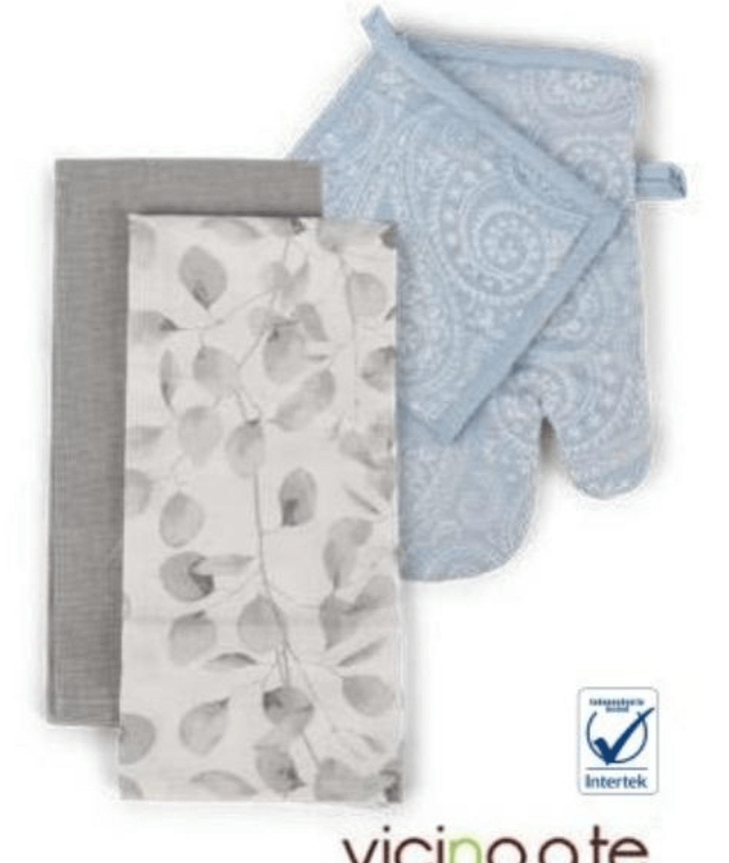 Komplet rokavice in prijemalke/2 kuhinjski krpi