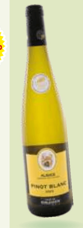 Cave de Beblenheim "Pinot Blanc" 0,75 l - Akcija v trgovini E.Leclerc