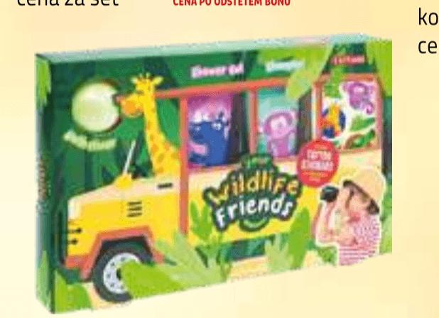 OTROŠKI DARILNI SET WILD LIFE FRIENDS