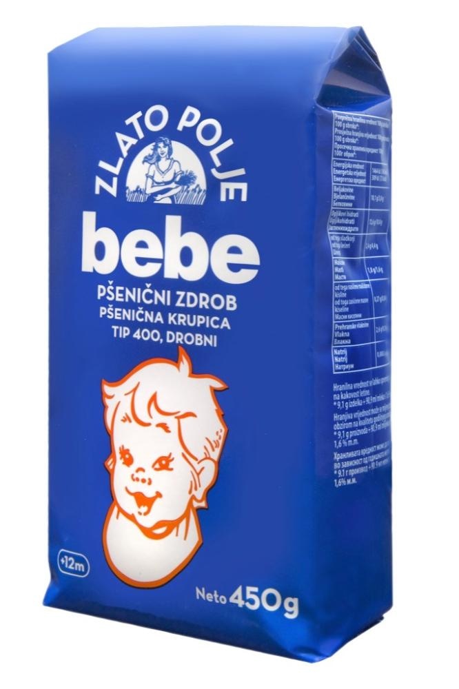 Pšenični zdrob Bebe 250 g - Akcija v trgovini Tuš