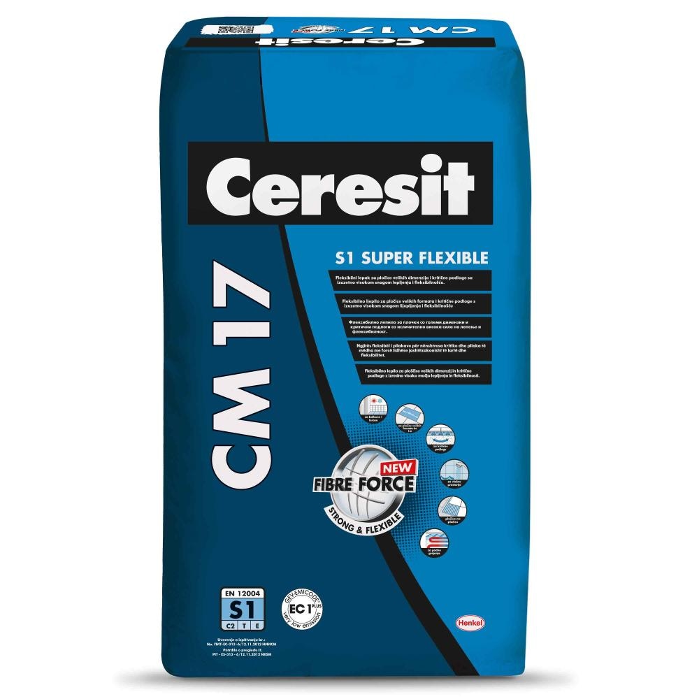 Izredno fleksibilno lepilo Ceresit CM17 25 kg