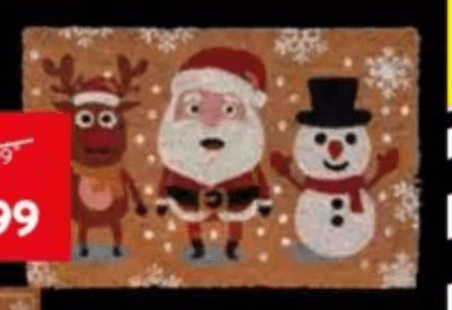 Predpražnik Xmas pribl. 39x59 cm