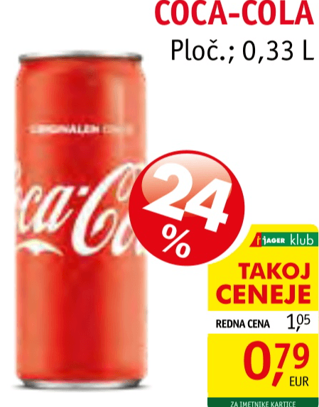 Coca-Cola 0,33 L