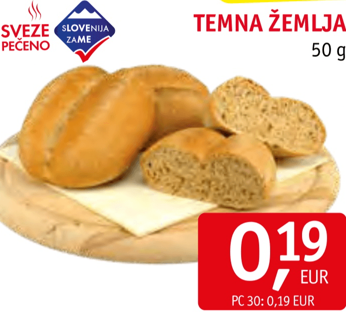 Temna žemlja 50 g