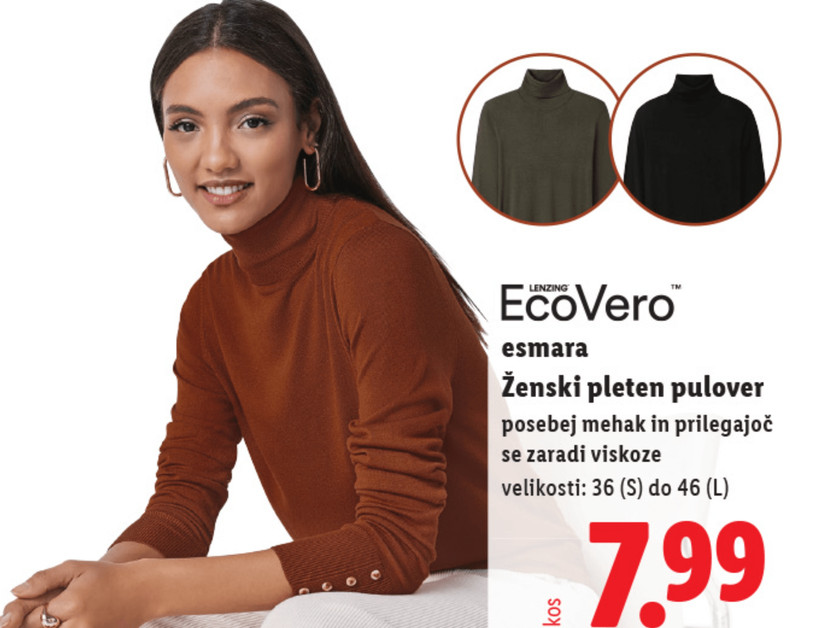 Esmara ženski pleten pulover