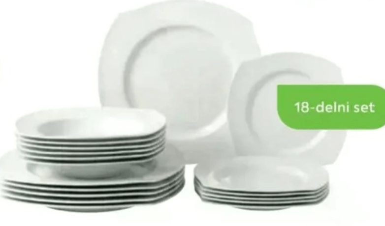 Jedilni servis „JOHANNA" 18-delni set