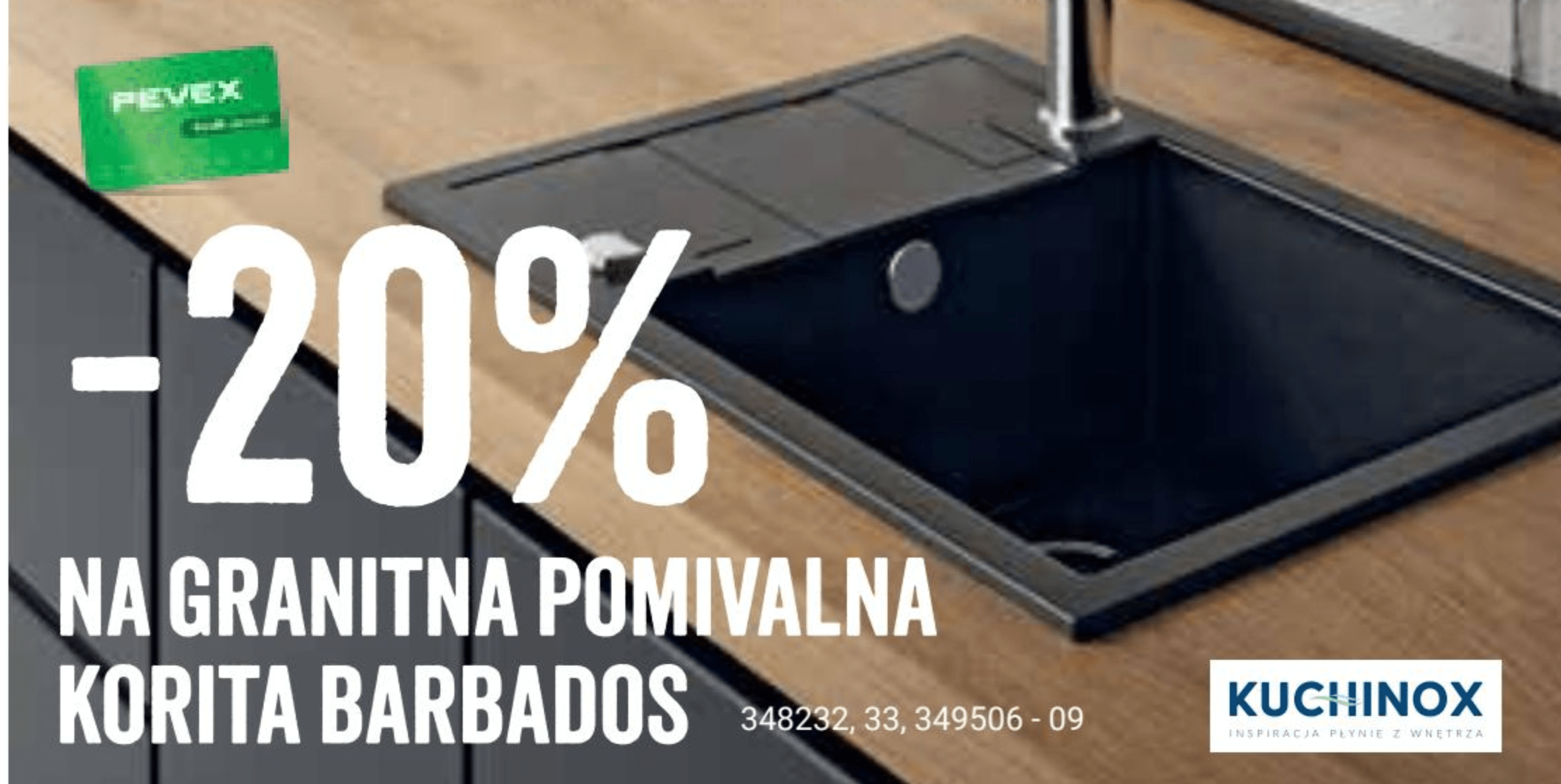 Granitna pomivalna korita Barbados