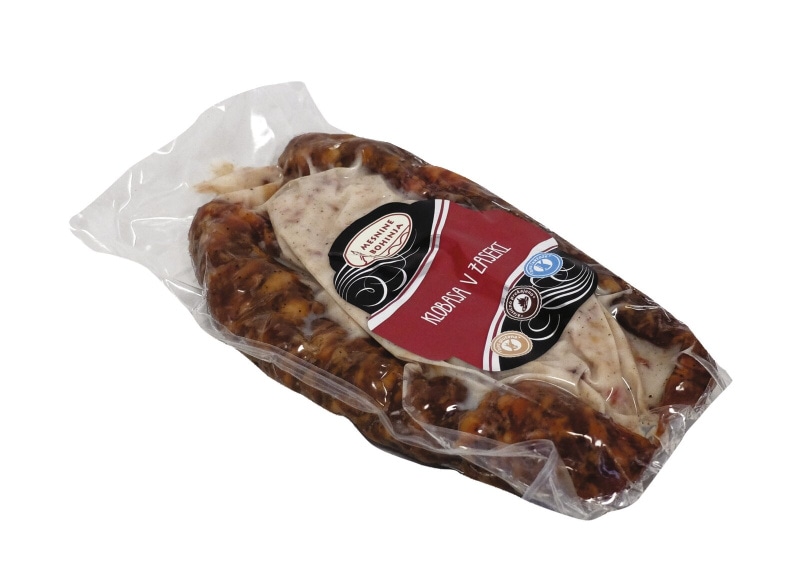 Klobasa v zaseki Mesnine Bohinja